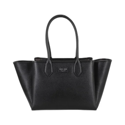 Logo Patch Top Handle Bag