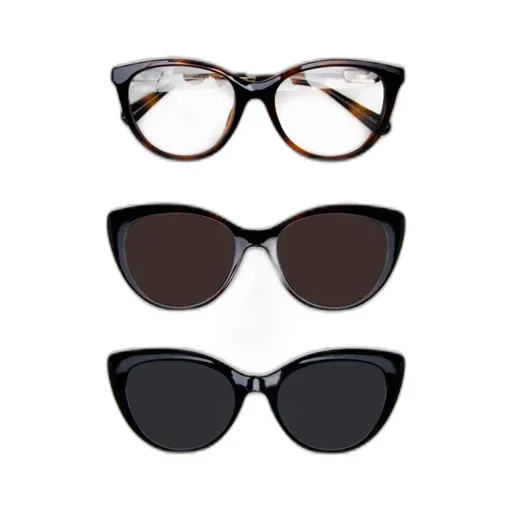 Cat-Eye Clip-On Glasses