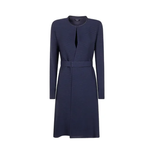 Belted Long-Sleeved Mini Dress
