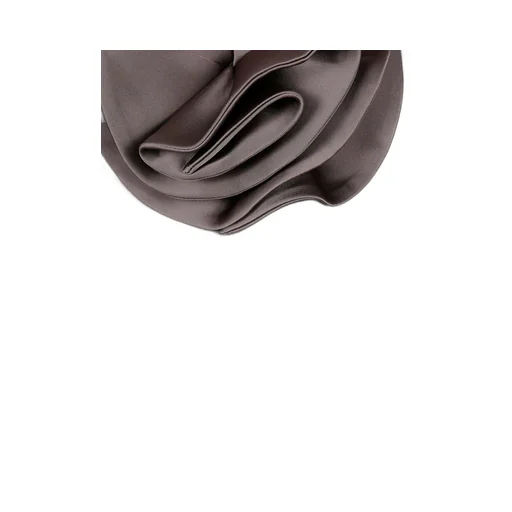 Satin Flower Detail Blouse