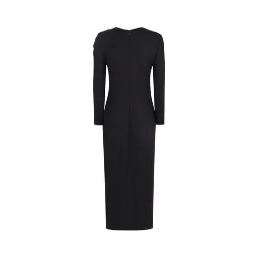 Long-Sleeved Midi Dress