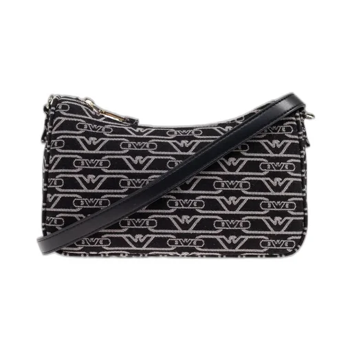 Logo Monogram Zipped Crossbody Bag