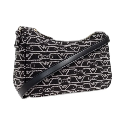 Logo Monogram Zipped Crossbody Bag