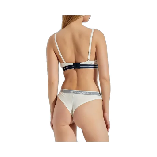 Logo-Embroidered Bra