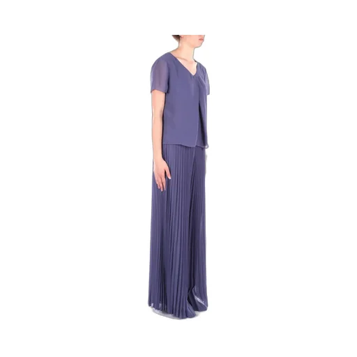 Pleated Wide Leg Trousers