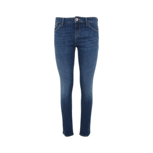 Skinny Cut Denim Jeans