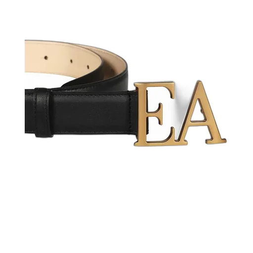 Logo Plaque Buckle Belt