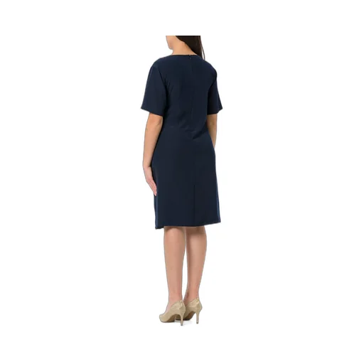 Crewneck Side Tie Mini Dress