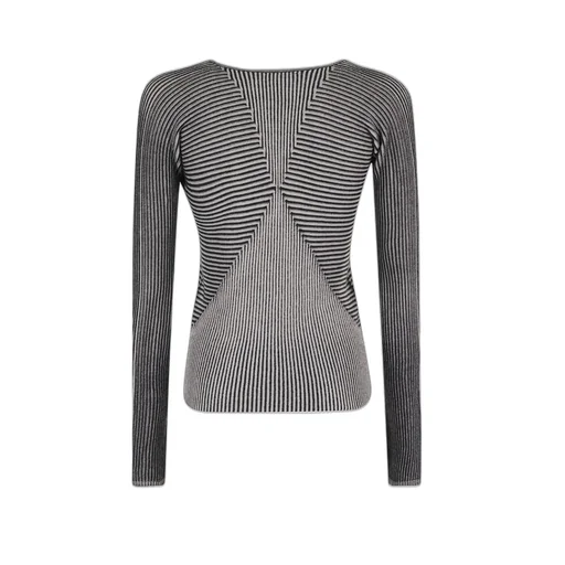 V-Neck Striped Jumper