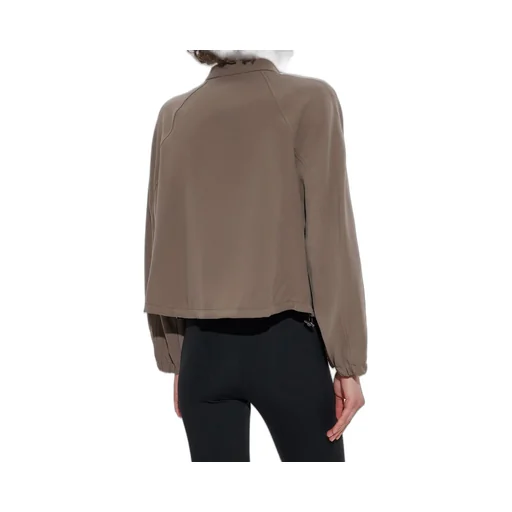 Zip-Up Logo Embroidered Jacket