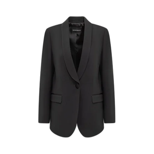 Single-Breasted Straight Hem Blazer