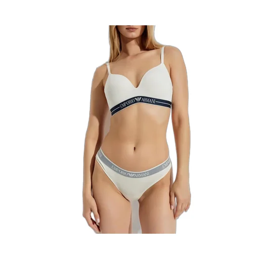 Logo-Embroidered Bra