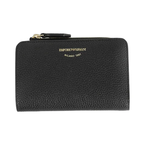 Logo-Engraved Zipped Wallet