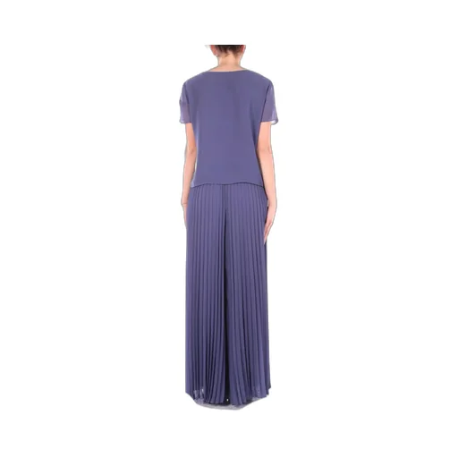 Pleated Wide Leg Trousers