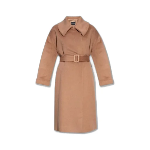 Belted Long-Sleeved Coat