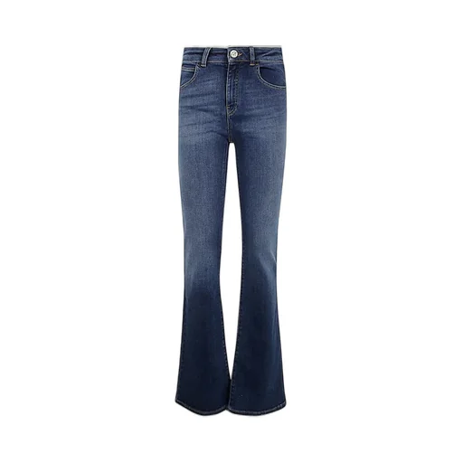 J47 Logo Patch Flared Jeans