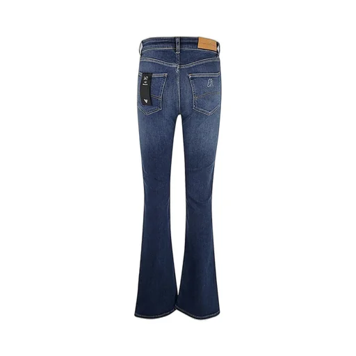 J47 Logo Patch Flared Jeans