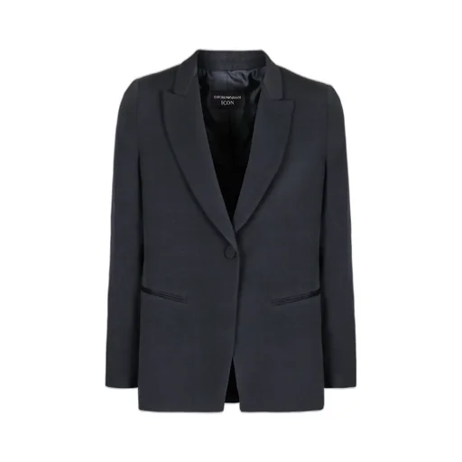Icon Chevron Single-Breasted Blazer