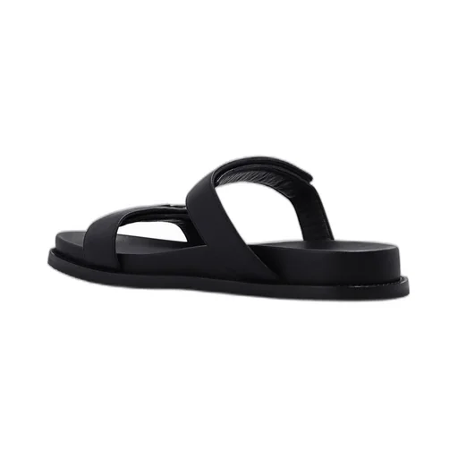 Emblem Strap Slide Sandals