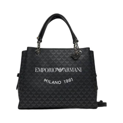 Milano 1981 Logo-Printed Top Handle Bag