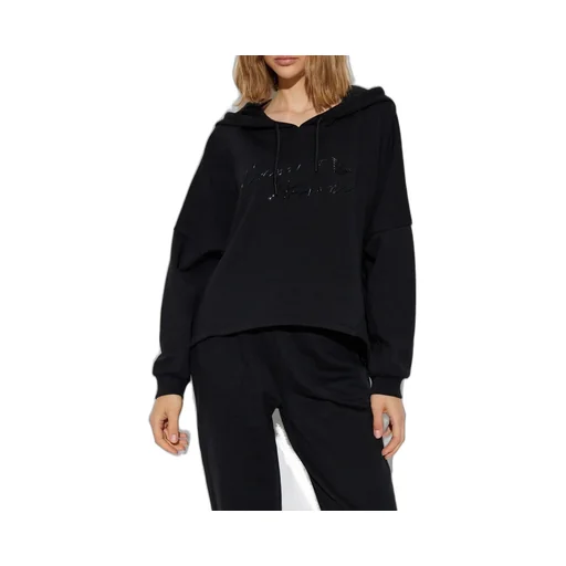 Drawstring Straight Hem Hoodie