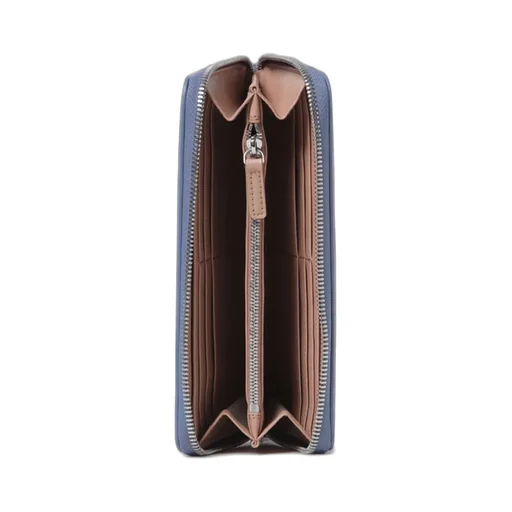 Logo Printed Zip-Around Wallet