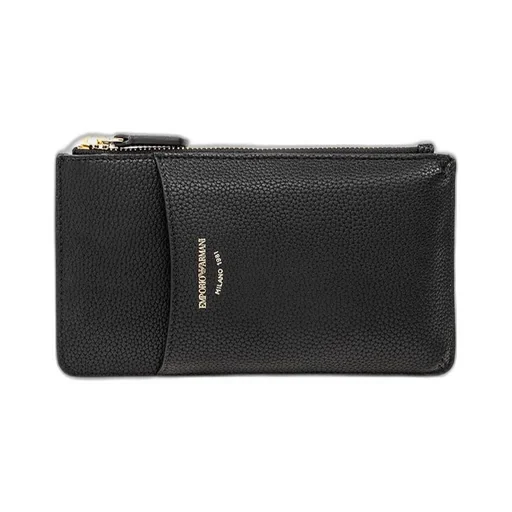 Logo Printed Zipped Wallet