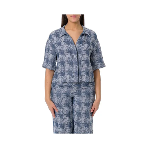 Jacquard Cropped Shirt