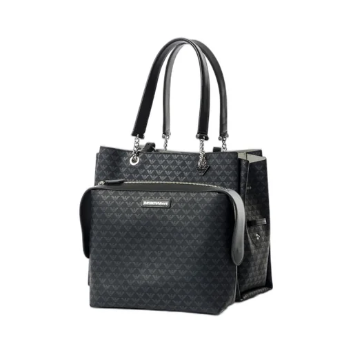 All-Over Eagle Shopper Bag