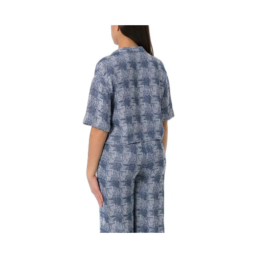 Jacquard Cropped Shirt