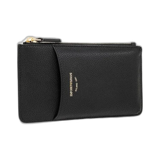 Logo Printed Zipped Wallet