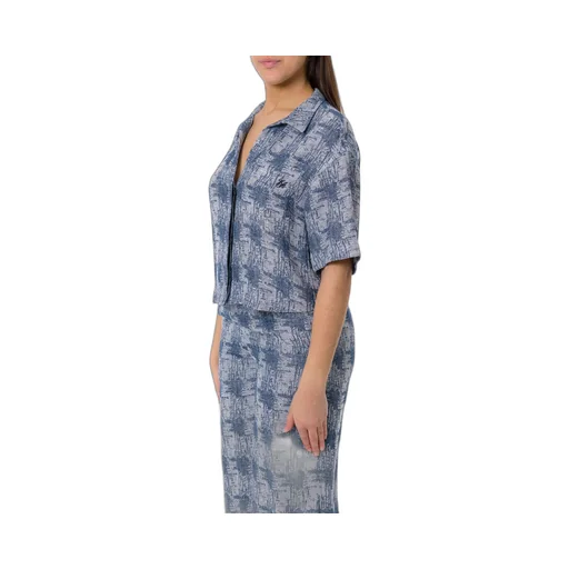 Jacquard Cropped Shirt