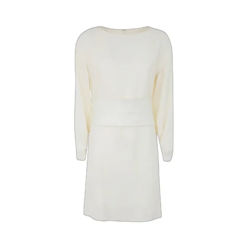 Belted Long-Sleeved Dress