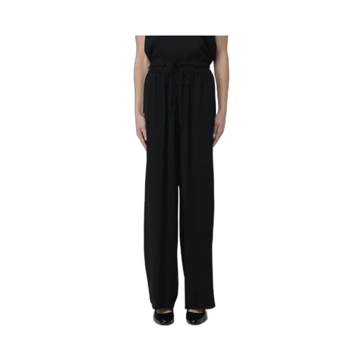 Elasticated-Waist Drawstring Trousers