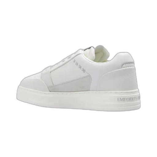 Logo-Embossed Lace-Up Sneakers