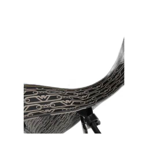 Logo-Jacquard Top Handle Bag