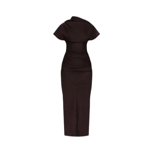 Short-Sleeved Midi Dress