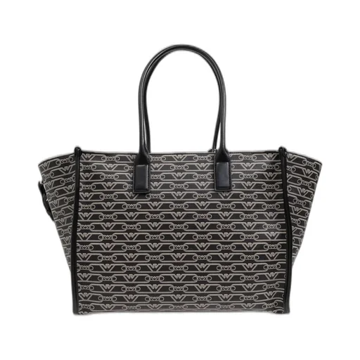 Logo-Jacquard Top Handle Bag