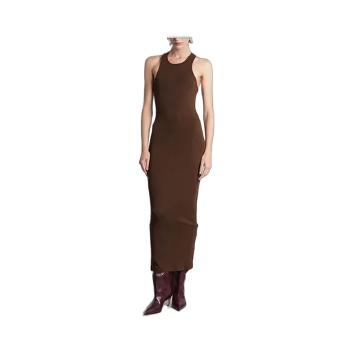 Midi Muscle Sleeveless Tank Dress