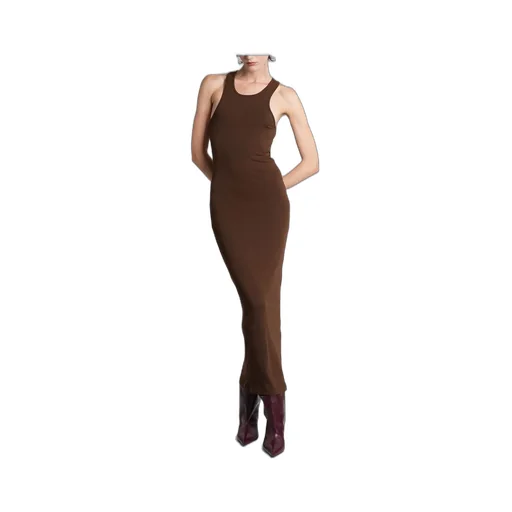 Midi Muscle Sleeveless Tank Dress