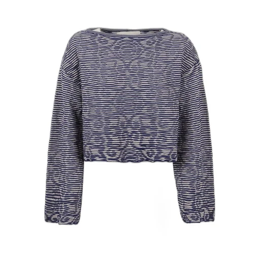 Boat-Neck Knit Jumper