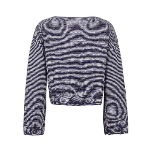 Boat-Neck Knit Jumper
