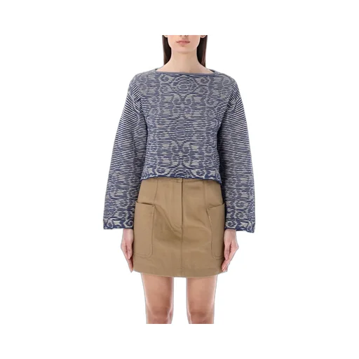 Boat-Neck Knit Jumper