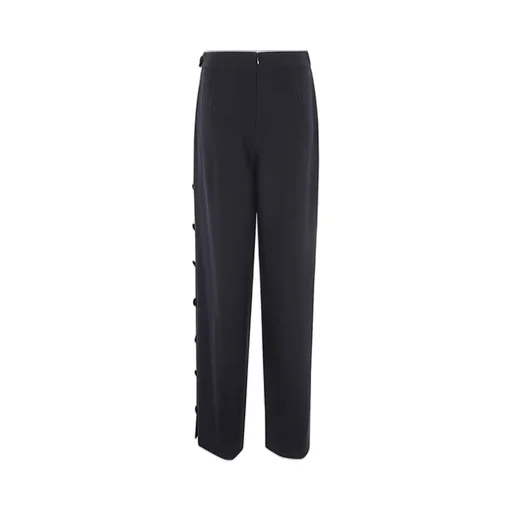 Pleated Wide Leg Trousers