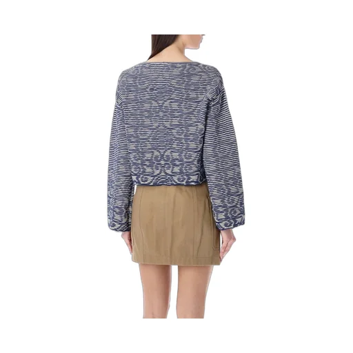 Boat-Neck Knit Jumper