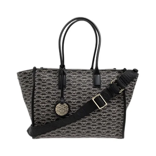 Logo-Jacquard Top Handle Bag