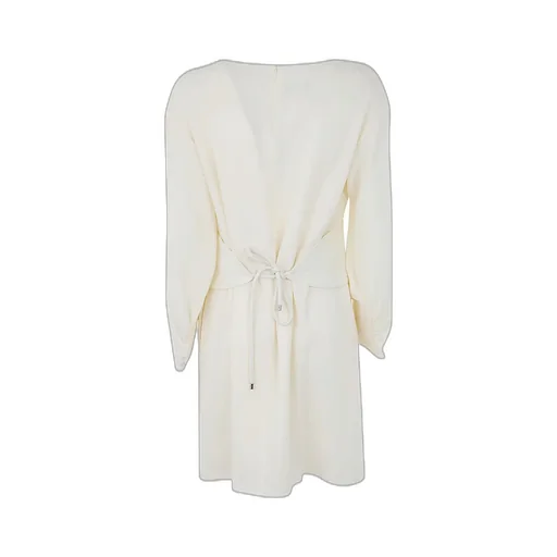 Belted Long-Sleeved Dress