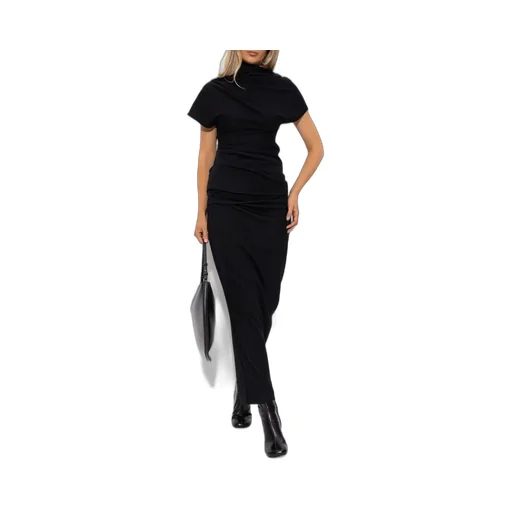 Draped Maxi Skirt