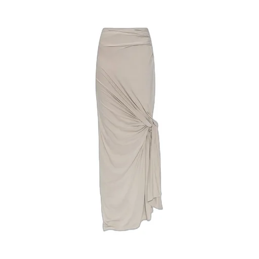 Draped Maxi Skirt