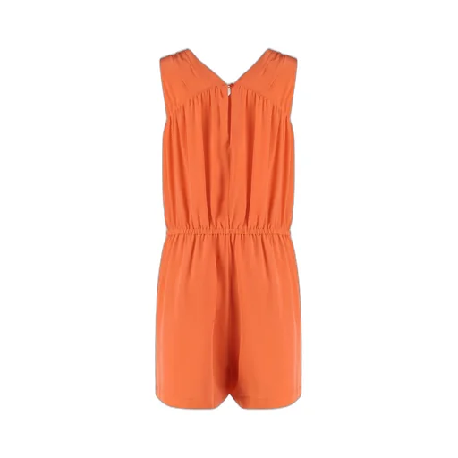 Pleated V-Neck Jumpsuit